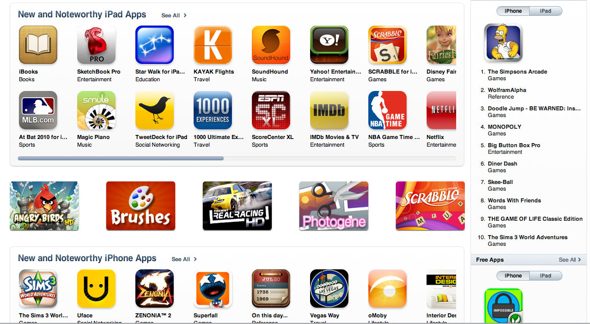 iPad App Store